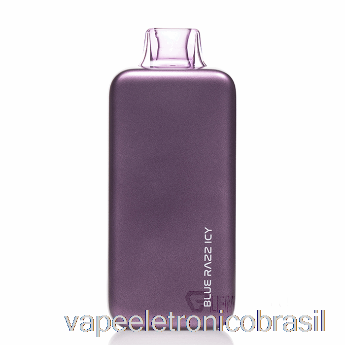 Vape Eletronico Plena 18k Descartável Azul Razz Icy